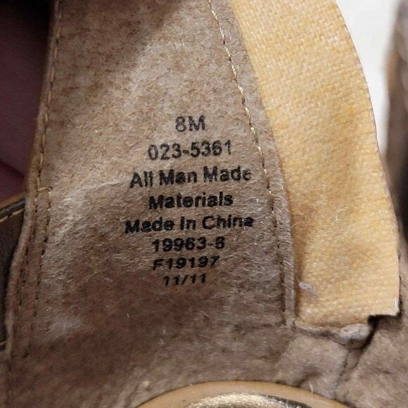 Worthington Womens heels size 8M rear zipper strappy 4 inch‎ man made materials - Picture 9 of 9